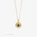 Sunflower 'Choose Happiness' Mantra Necklace