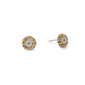 Sunflower Stud Earrings, Rafaelian Gold, Alex and Ani