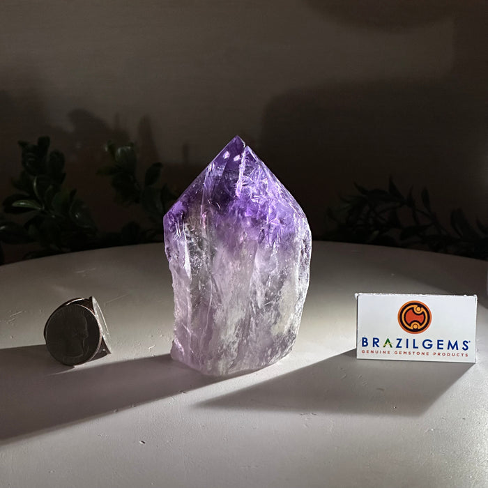 Super Quality Amethyst Crystal Foot & Point 3.6” Tall #3102AM-048 (Buy 2+ Get 30% Off)