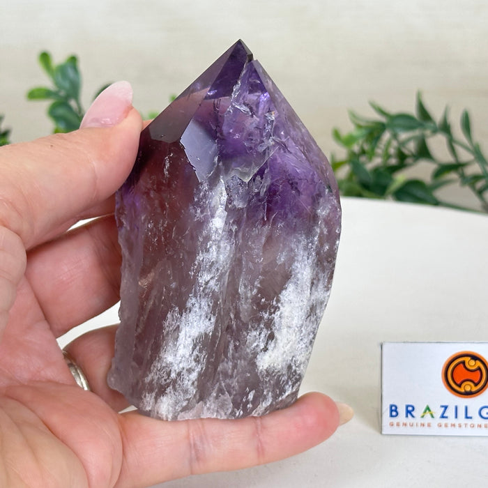 Super Quality Amethyst Crystal Foot & Point 3.6” Tall #3102AM-048 (Buy 2+ Get 30% Off)