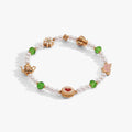Tea Party Beaded Stretch Bracelet