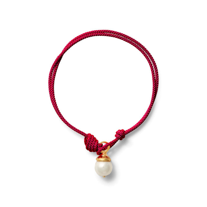 Teeny Bracelet Gold + Pearl