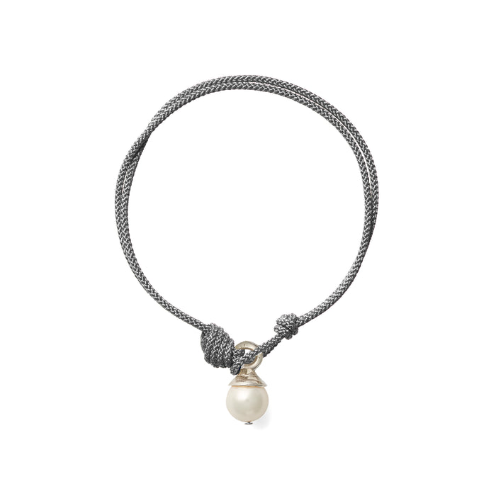 Teeny Bracelet Silver + Pearl