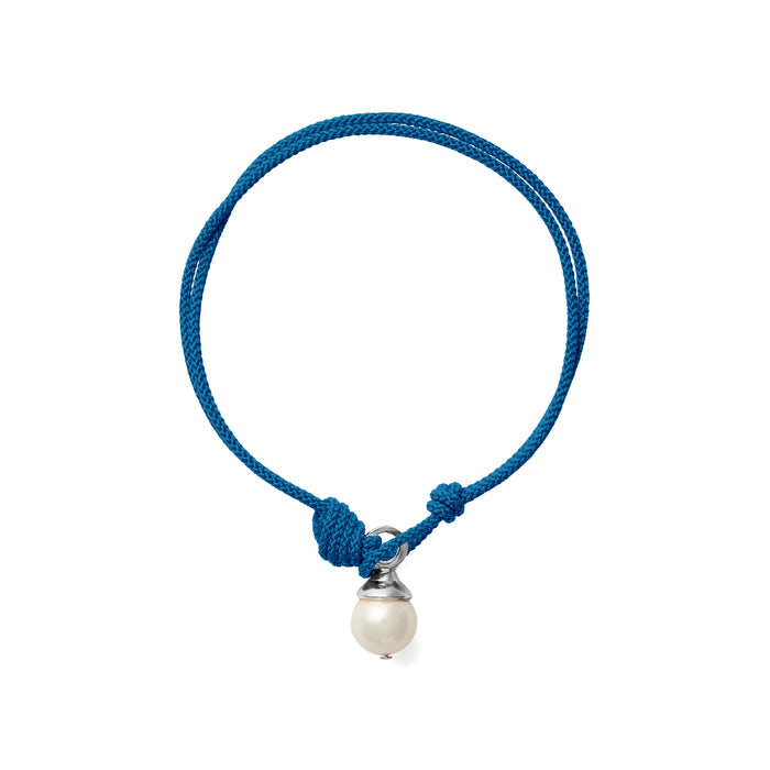 Teeny Bracelet Silver + Pearl