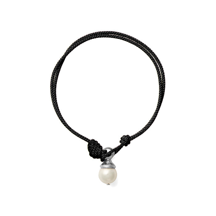 Teeny Bracelet Silver + Pearl