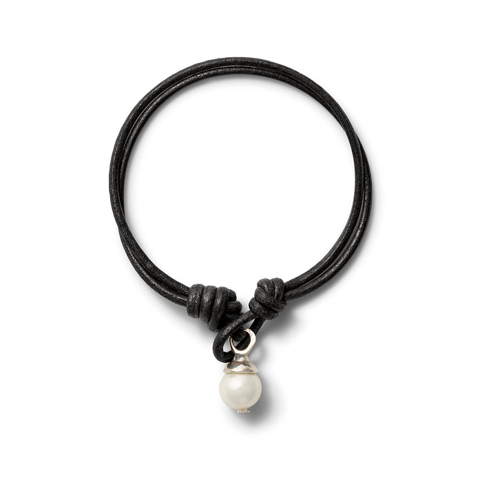 Teeny Sterling + Black Leather Trio