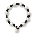 The Knotty Pearled Bracelet ~ Silver
