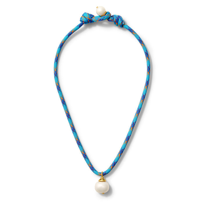 The Paracord + Pebble Pearl Pendant