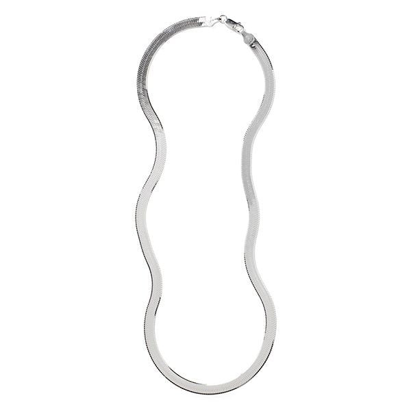 Thin Herringbone Necklace
