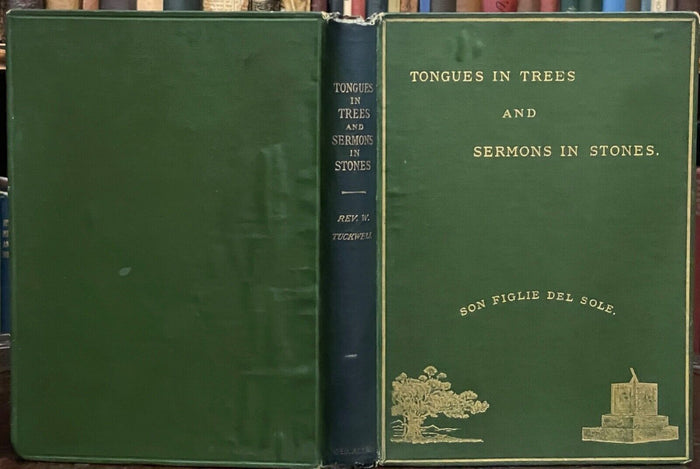 TONGUES IN TREES - Tuckwell, 1st 1891 - PLANT LORE FOLKLORE TREE NATURE WORSHIP