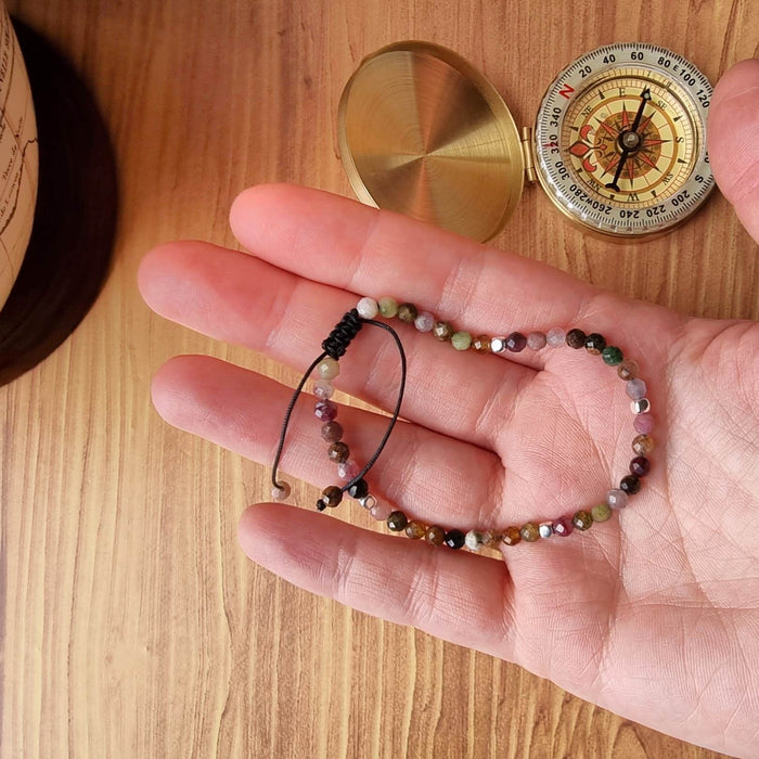 Tourmaline Beaded Bracelet - 4mm - LND Bands