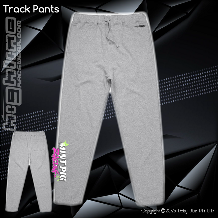 Track Pants - Mint Piglet Race It