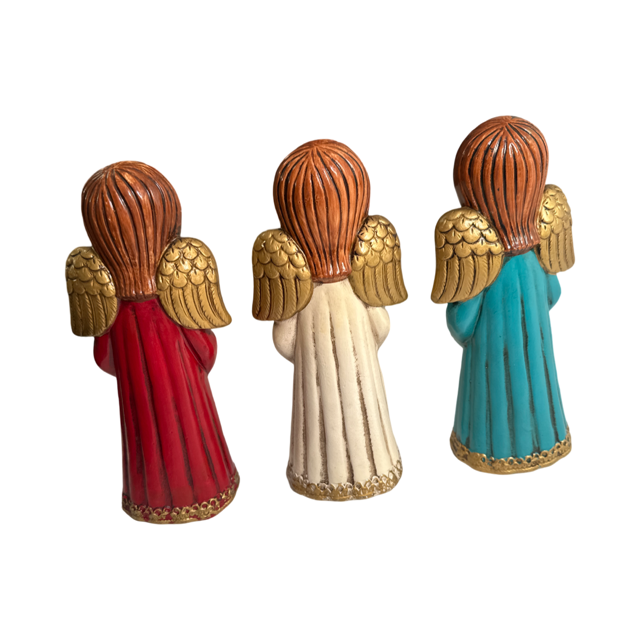 Vintage Ardco Heavenly Choir Angel Trio Figures (Set of 3)