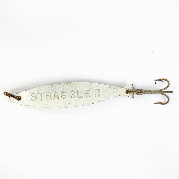 Vintage Metal Saltwater Fishing Straggler Yellow / Green Lure