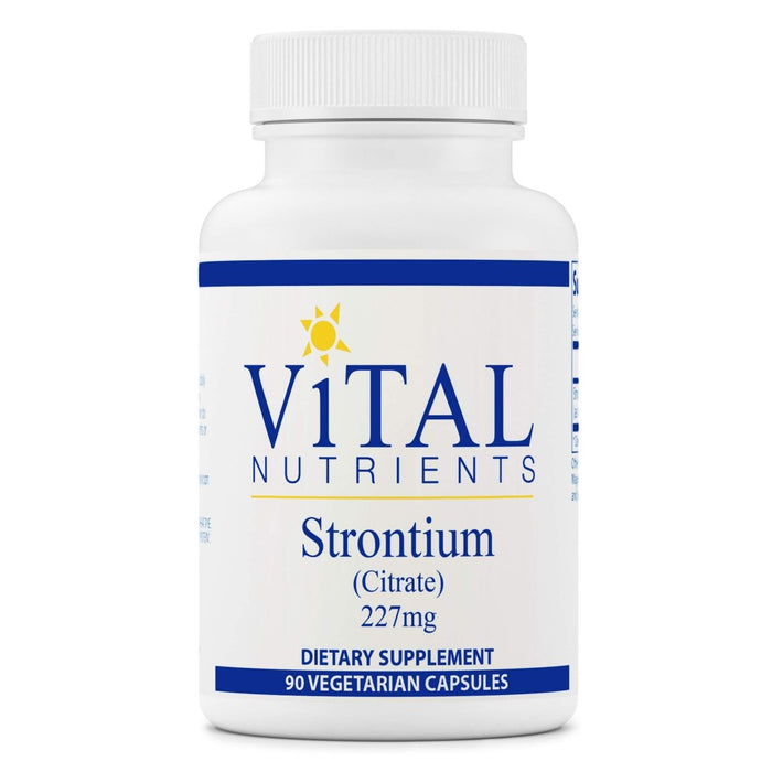 Vital Nutrients Strontium Citrate 227 mg 90 Vcaps - The Oasis of Health
