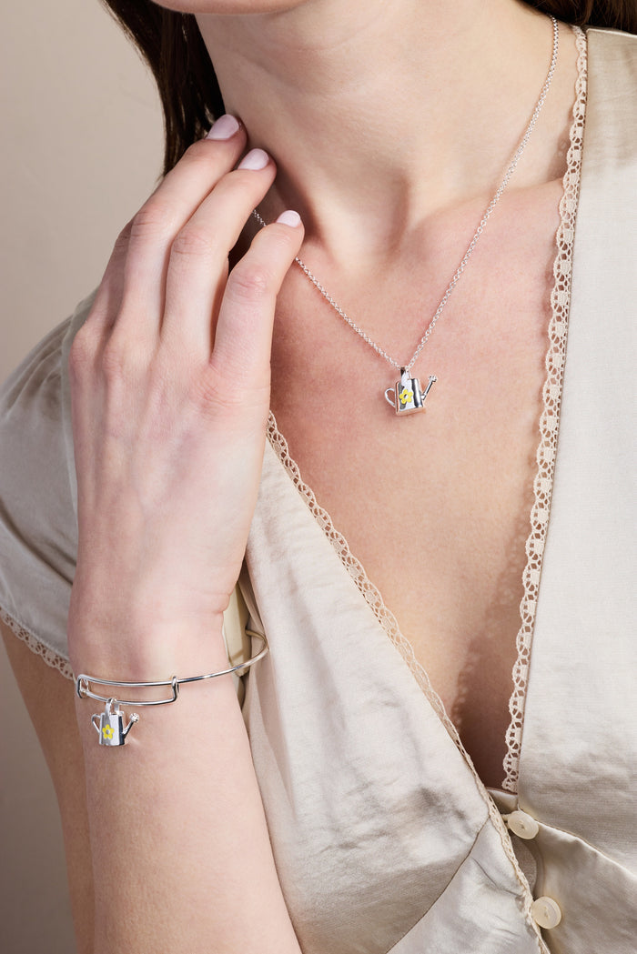 Watering Can Pendant Necklace