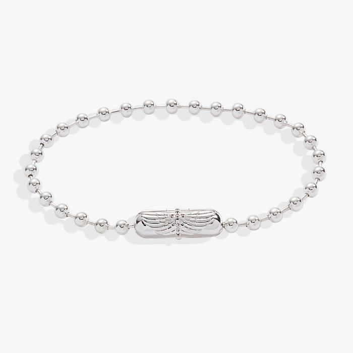 Wings with Cross Barrel Closure Bracelet