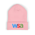 WSA Letters Logo Embroidered Beanie