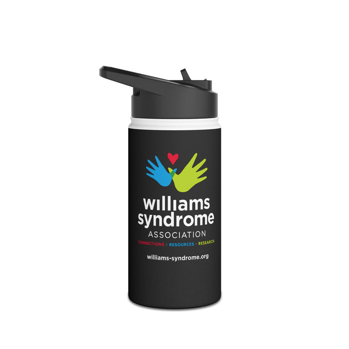 WSA Logo Stainless Steel Water Bottle, Standard Lid
