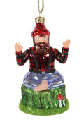 Yoga Lumberjack Ornament