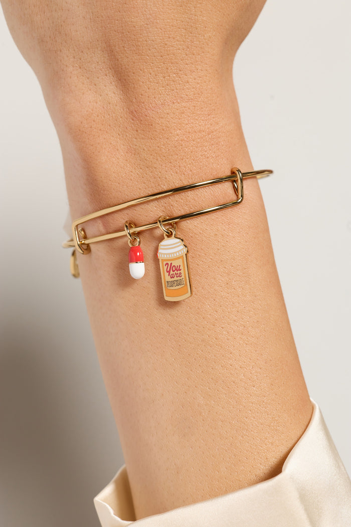 'You Are Indispensable' Pill Bottle Bangle