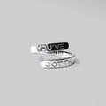 You've Got This Ring, High Quality Stainless Steel, Adjustable, Inspirational Jewelry, Mental Health Awareness - LND Bands